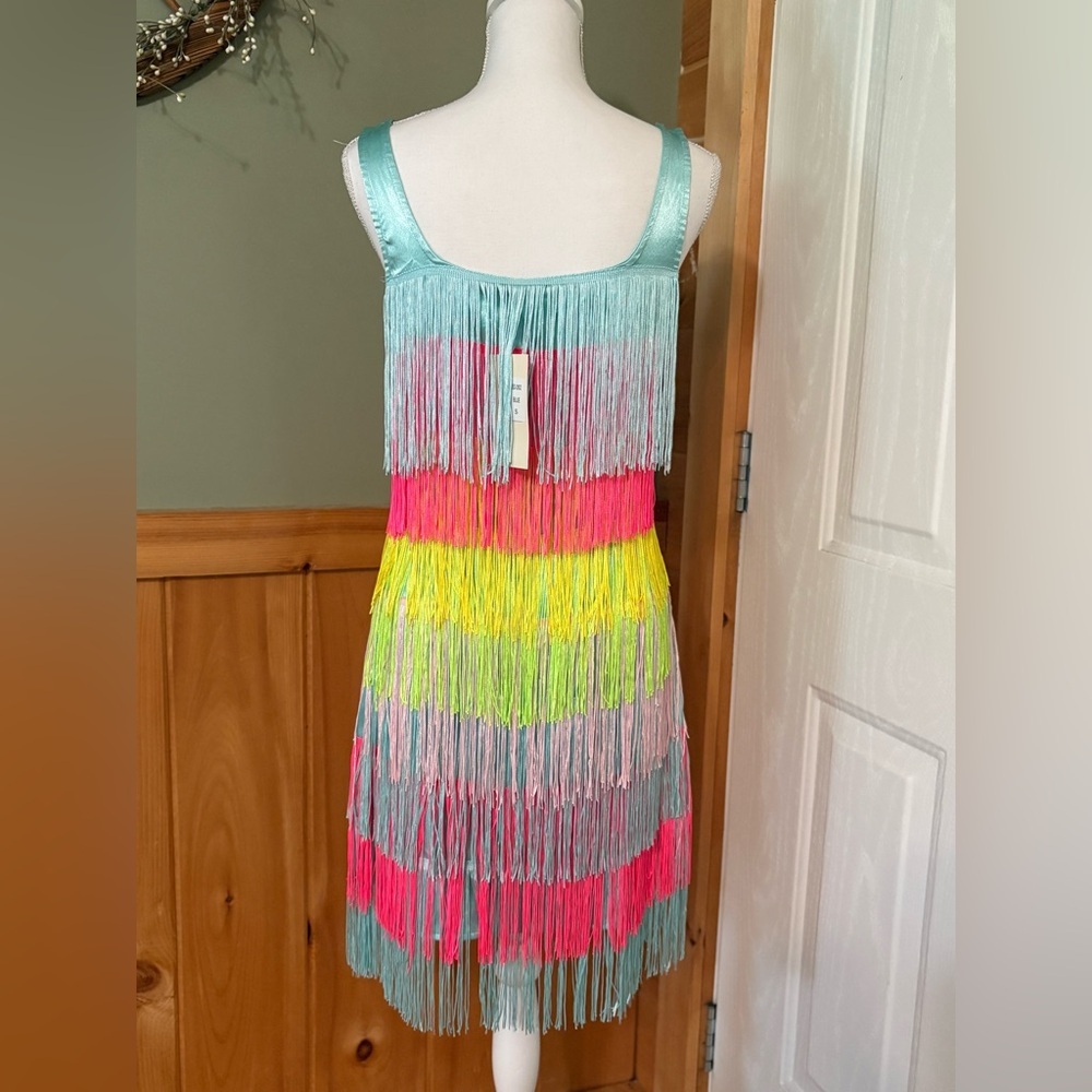 Colorful Fringe Women's Dress size S NWT - Picture 11 of 15